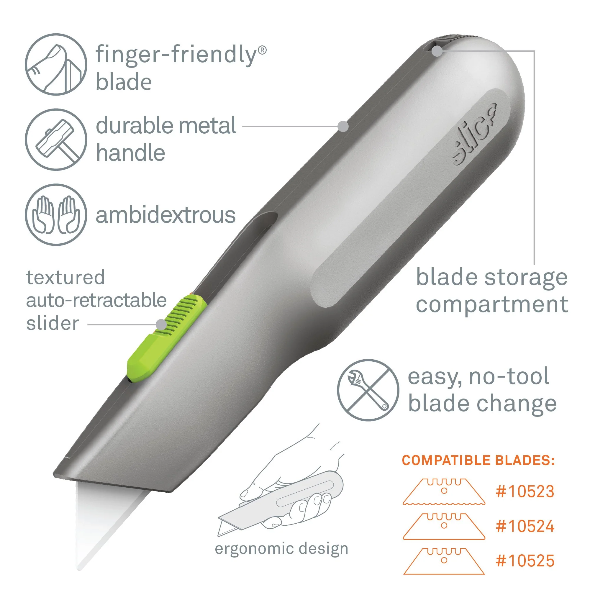 Auto-Retractable Metal-Handle Utility Knife - Image 4