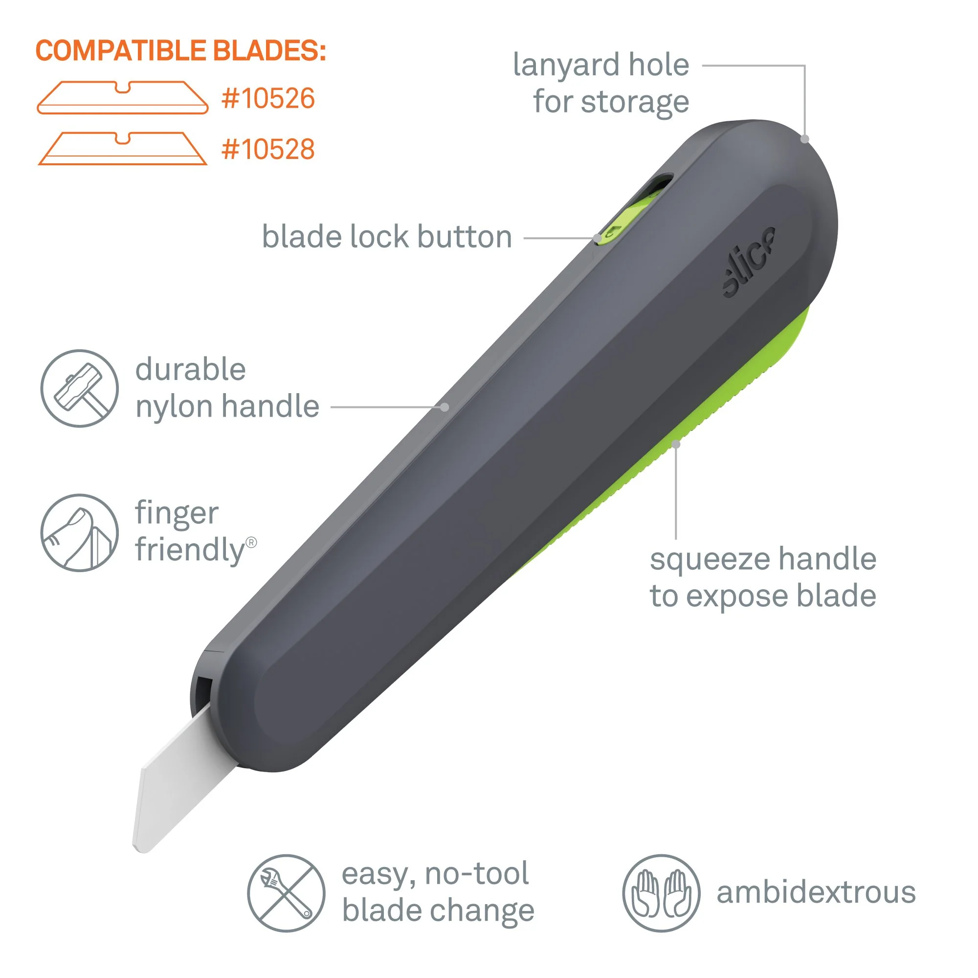 Auto-Retractable Squeeze-Trigger Utility Knife - Image 6