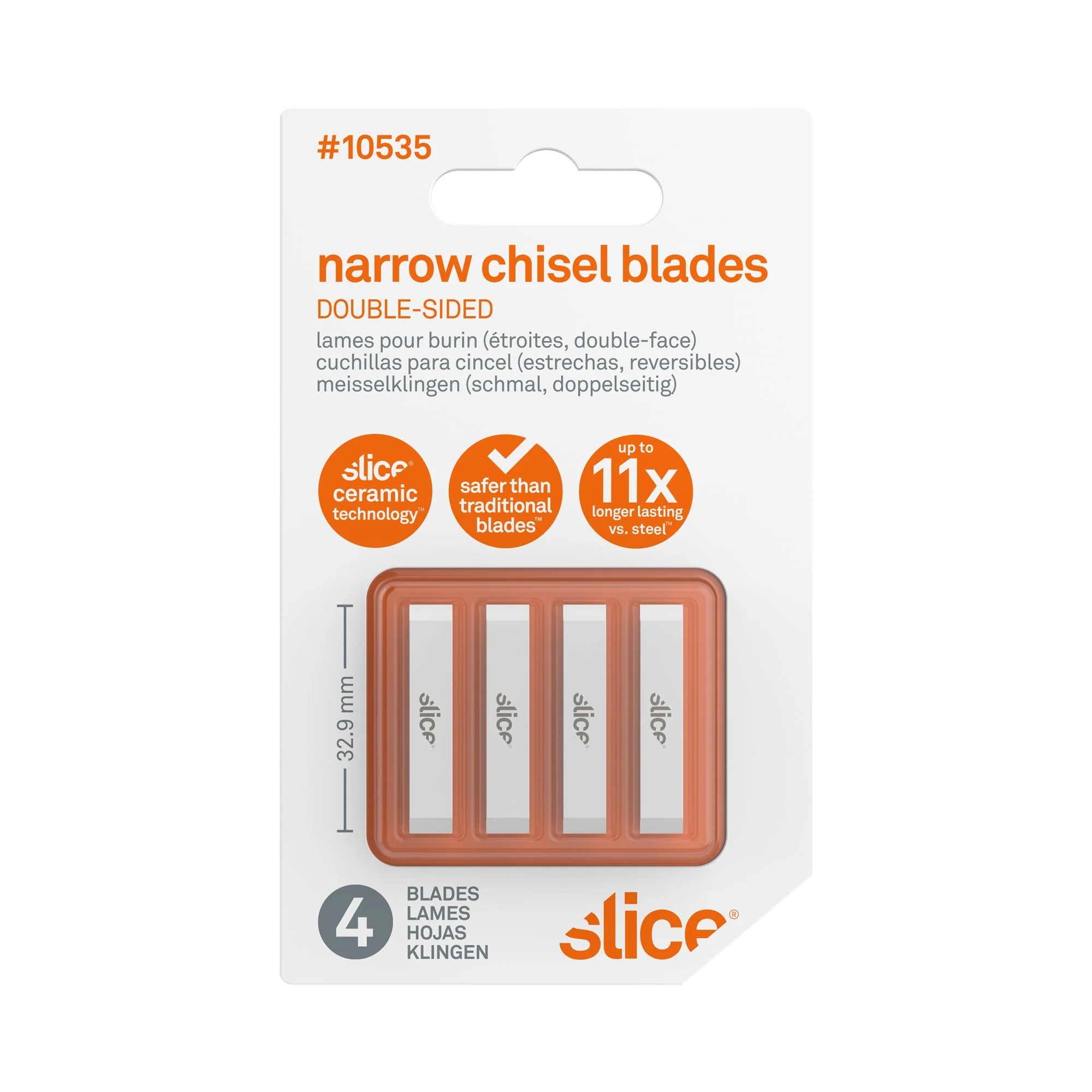 Chisel Blades (Narrow, Double-Sided) - Image 2