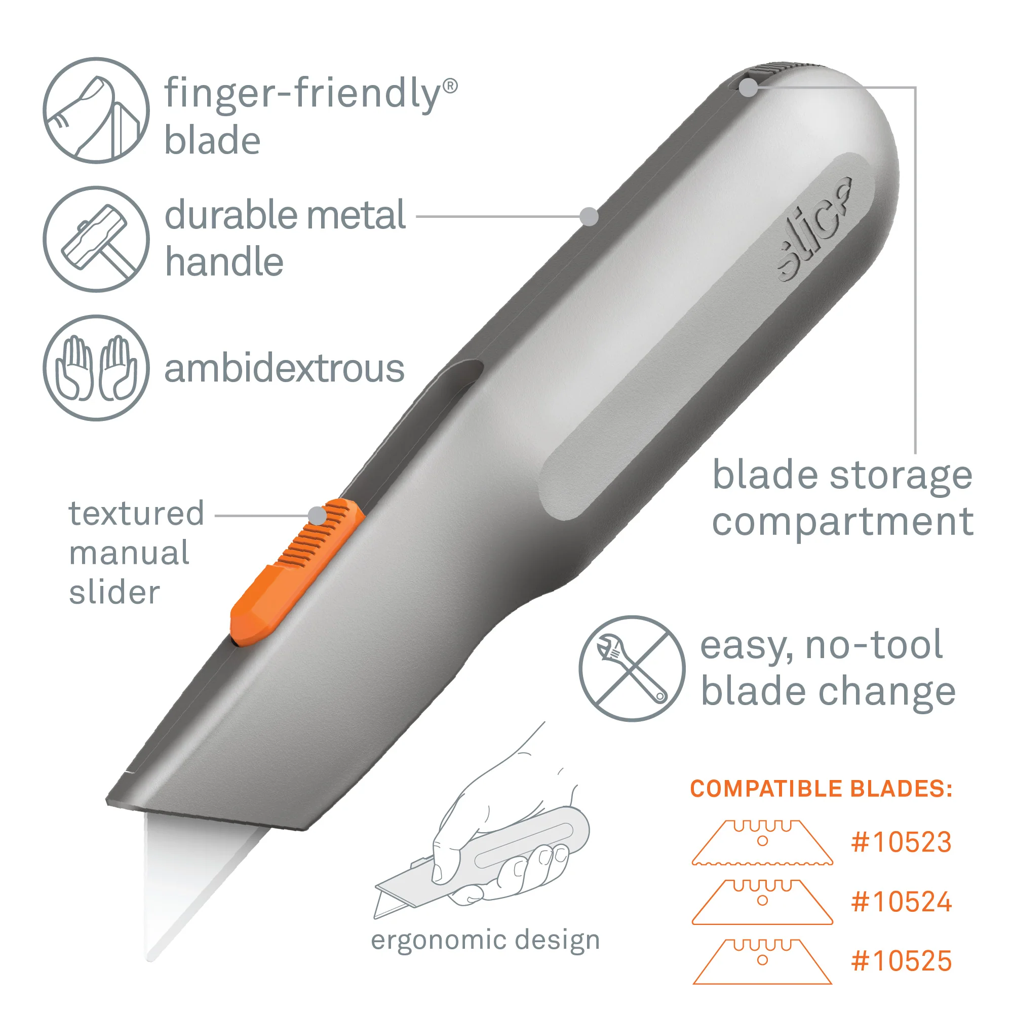 Manual Metal-Handle Utility Knife - Image 8