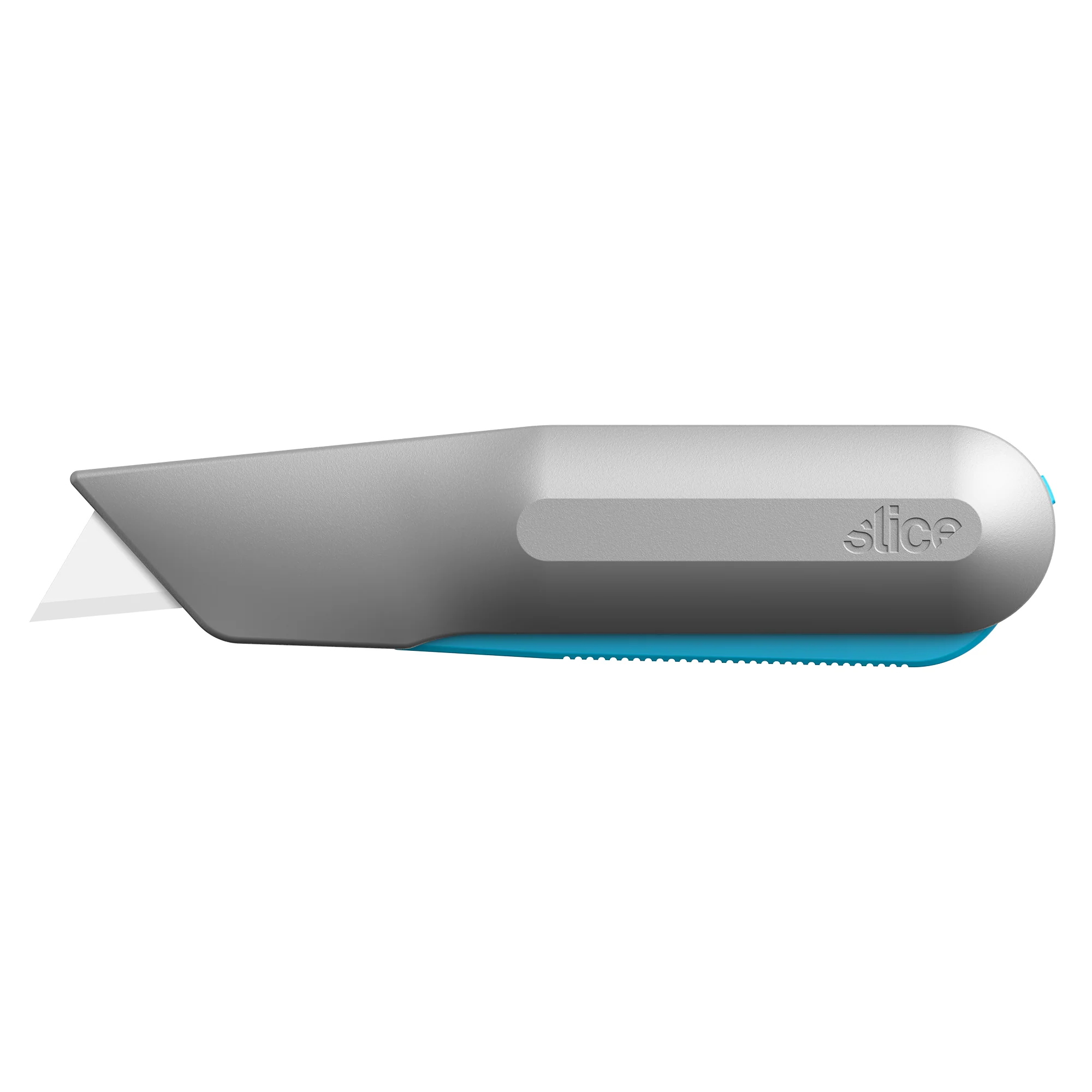 Smart-Retracting Metal-Handle Squeeze Knife with Pointed Tip Blade - Image 3