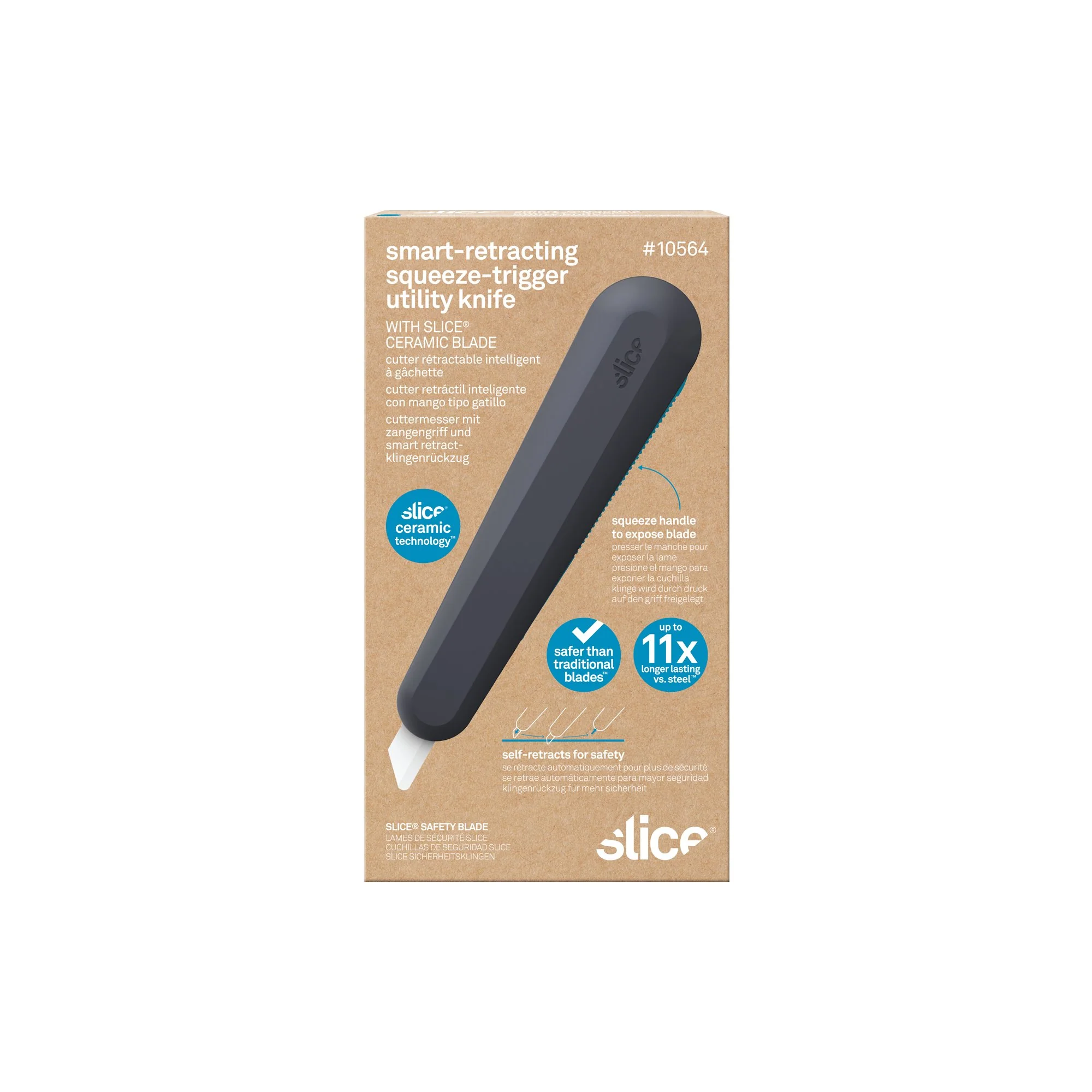 Smart-Retracting Squeeze-Trigger Utility Knife - Image 5